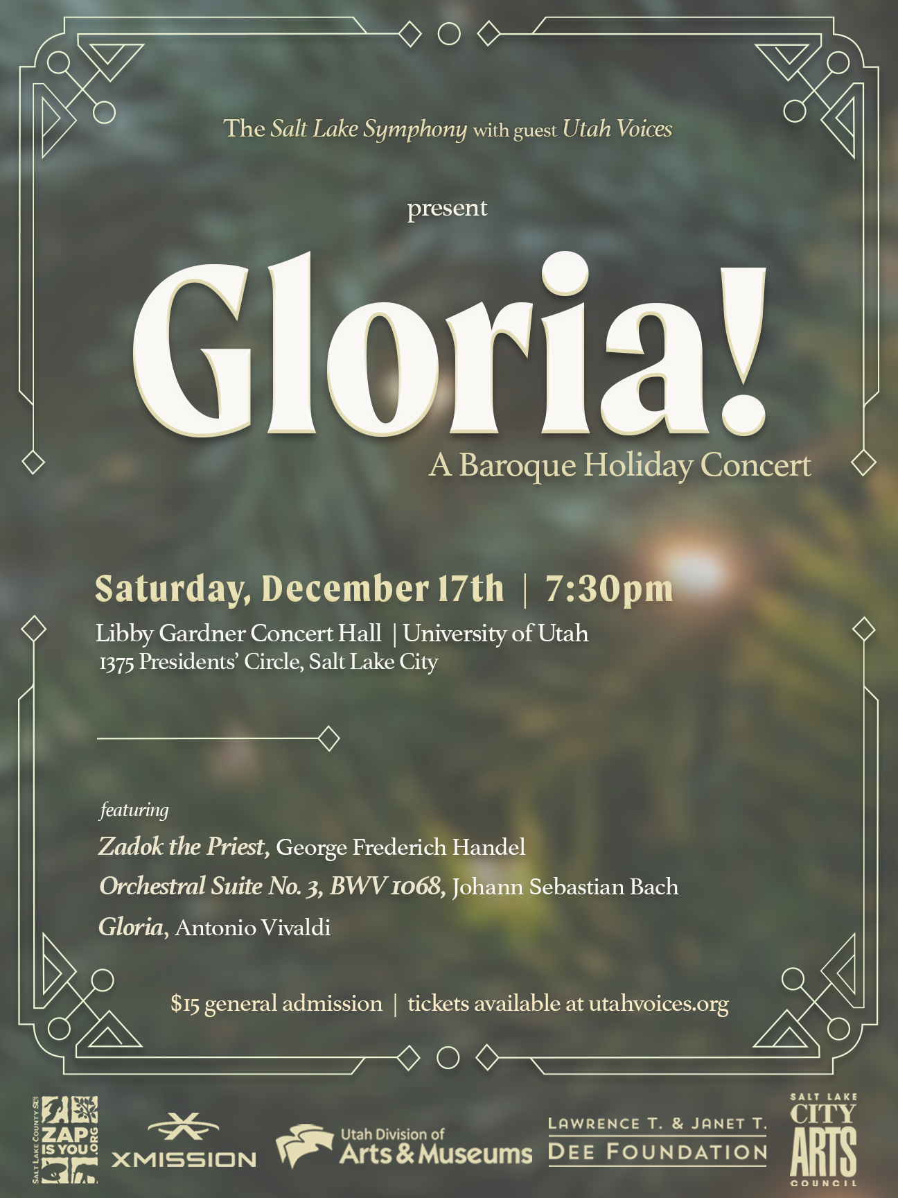 Gloria, a Baroque Holiday Concert